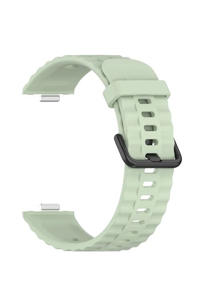 Mey İthalat®  Huawei Watch Fit 3 Klasik Kordon - Açık Yeşil