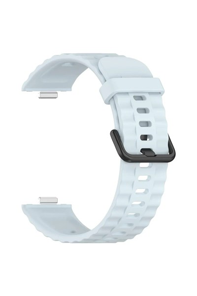 Mey İthalat®  Huawei Watch Fit 3 Klasik Kordon - Açık Mavi