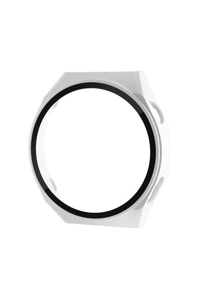 Mey İthalat®  Huawei Watch GT2 46mm Dota Camlı Kasa Ekran Koruyucu - Uzay Grisi