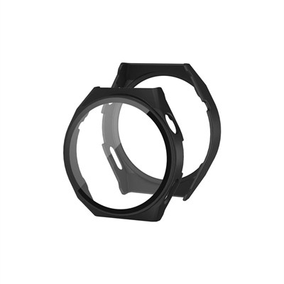 Mey İthalat®  Huawei Watch GT2 46mm Dota Camlı Kasa Ekran Koruyucu - Siyah