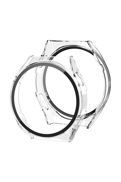 Mey İthalat®  Huawei Watch GT3 Pro 43mm Dota Camlı Kasa Ekran Koruyucu - Şeffaf