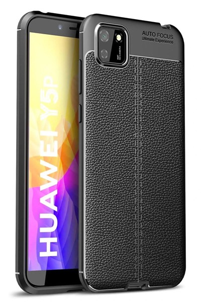 Mey İthalat®  Huawei Y5P Kılıf Auto Focus Kapak - Siyah