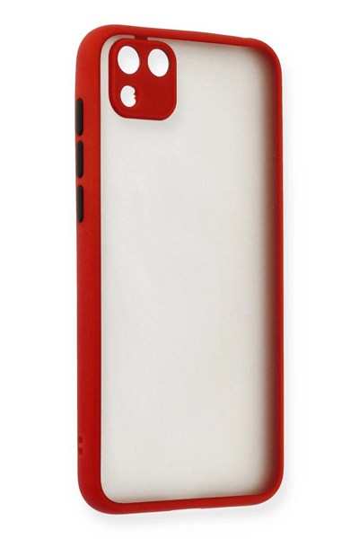 Mey İthalat®  Huawei Y5P Kılıf Montreal Silikon Kapak - Kırmızı