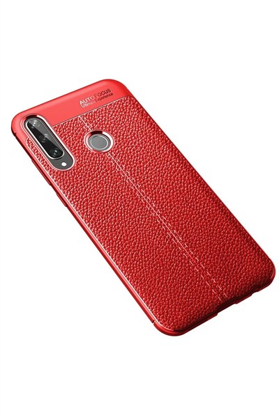 Mey İthalat®  Huawei Y6P Kılıf Auto Focus Kapak - Kırmızı