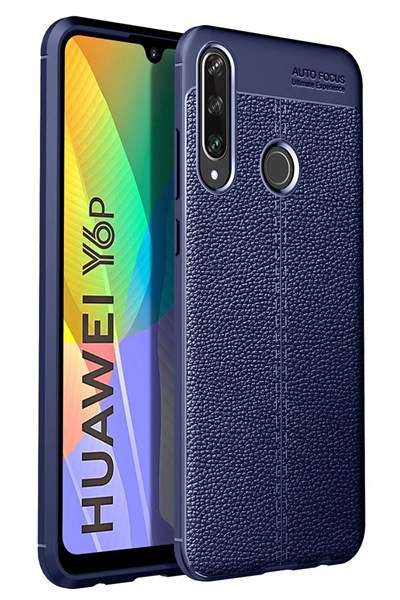 Mey İthalat®  Huawei Y6P Kılıf Auto Focus Kapak - Lacivert