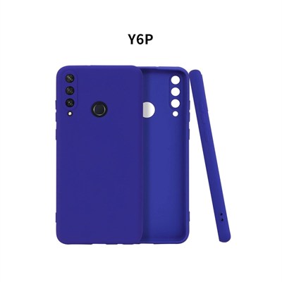 Mey İthalat®  Huawei Y6P Kılıf First Silikon - Lacivert