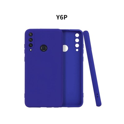 Mey İthalat®  Huawei Y6P Kılıf First Silikon - Lacivert