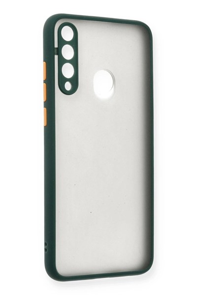 Mey İthalat®  Huawei Y6P Kılıf Montreal Silikon Kapak - Yeşil