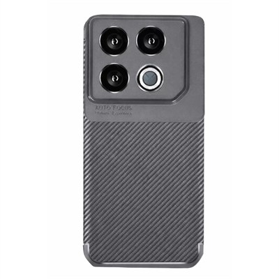 Mey İthalat®  İnfinix GT 20 Pro Kılıf Auto Focus Karbon Kapak - Gri