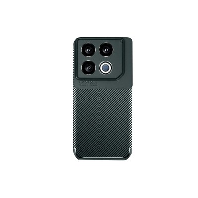 Mey İthalat®  İnfinix GT 20 Pro Kılıf Auto Focus Karbon Kapak - Koyu Yeşil