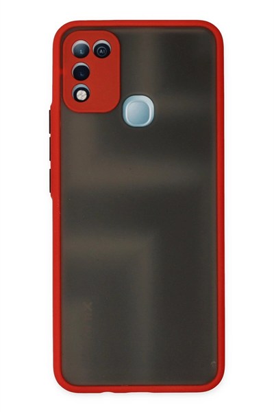 Mey İthalat®  İnfinix Hot 10 Play Kılıf Montreal Silikon Kapak - Kırmızı