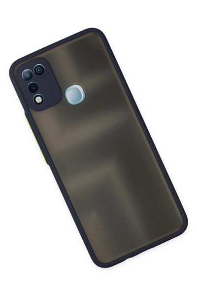Mey İthalat®  İnfinix Hot 10 Play Kılıf Montreal Silikon Kapak - Lacivert