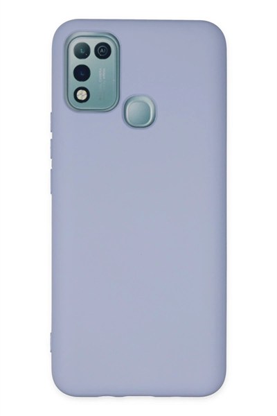 Mey İthalat®  İnfinix Hot 10 Play Kılıf Nano içi Kadife Silikon - Lila
