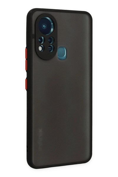Mey İthalat®  İnfinix Hot 11s Kılıf Montreal Silikon Kapak - Siyah