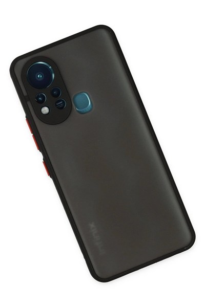 Mey İthalat®  İnfinix Hot 11s Kılıf Montreal Silikon Kapak - Siyah