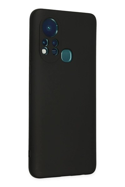 Mey İthalat®  İnfinix Hot 11s Kılıf Nano içi Kadife Silikon - Siyah