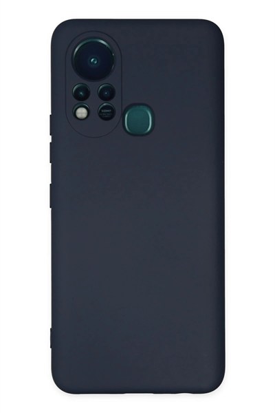 Mey İthalat®  İnfinix Hot 11s Kılıf Nano içi Kadife Silikon - Lacivert