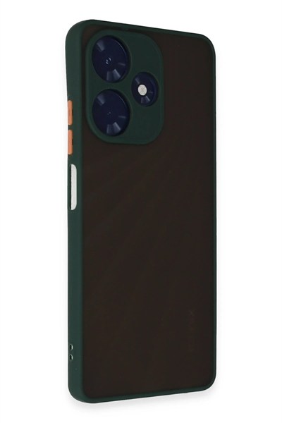 Mey İthalat®  İnfinix Hot 30 4G Kılıf Montreal Silikon Kapak - Yeşil