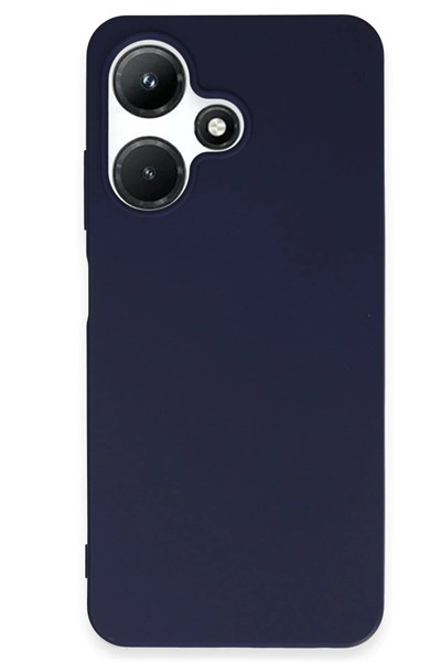 Mey İthalat®  İnfinix Hot 30i Kılıf First Silikon - Lacivert