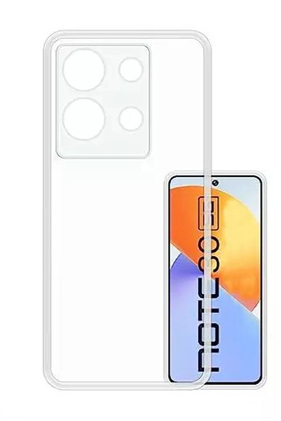 Mey İthalat®  İnfinix Note 30 Kılıf Lüx Şeffaf Silikon