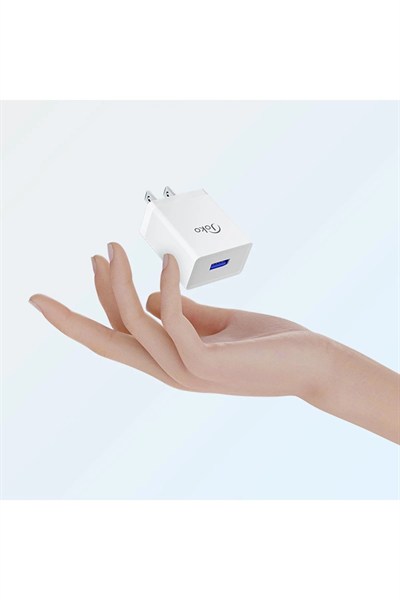 Mey İthalat®  JK77 12W + PX17 1M 2.4A Usb to Lightning Kablolu PD Şarj Cihazı