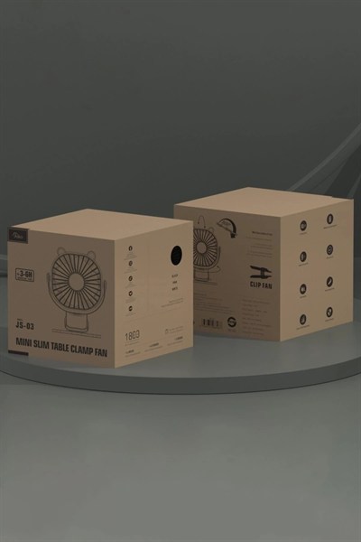 Mey İthalat®  JS03 Masaüstü Soğutma Fanı - Beyaz