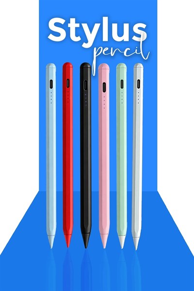 Mey İthalat®  K2259 iPad Uyumlu Dokunmatik Stylus Kalem - Mavi