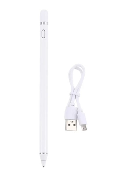 Mey İthalat®  K2262 iPad Uyumlu Dokunmatik Stylus Kalem - Beyaz
