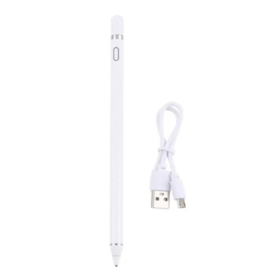 Mey İthalat®  K2262 iPad Uyumlu Dokunmatik Stylus Kalem - Beyaz