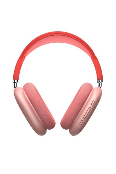 Mey İthalat®  KRH2 Aktif Gürültü Engelleyici Özellikli BT 5.3 Kafaüstü Kablosuz Kulaklık - Pembe