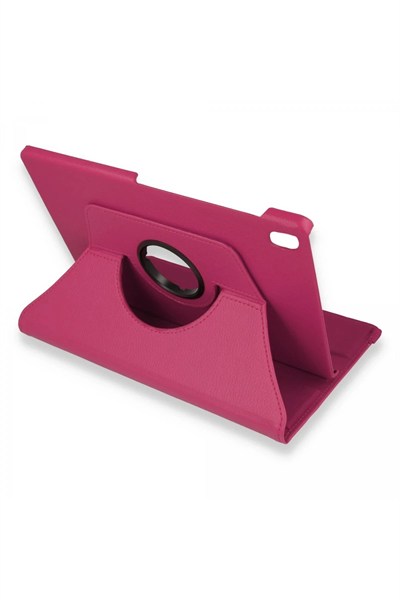 Mey İthalat®  Lenovo M10 FHD Plus X606F Kılıf 360 Tablet Deri Kılıf - Pembe