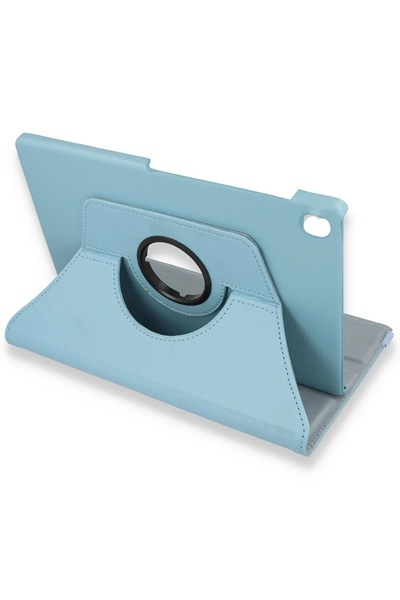 Mey İthalat®  Lenovo M10 FHD Plus X606F Kılıf 360 Tablet Deri Kılıf - Turkuaz