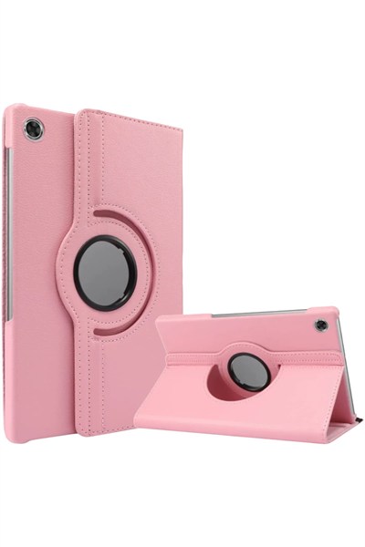 Mey İthalat®  Lenovo Tab M10 TB311FU Kılıf 360 Tablet Deri Kılıf - Pembe
