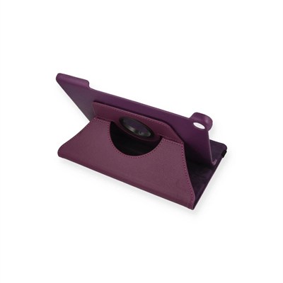 Mey İthalat®  Lenovo Tab M10 TB328FU Kılıf 360 Tablet Deri Kılıf - Mürdüm