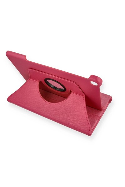 Mey İthalat®  Lenovo Tab M10 TB328FU Kılıf 360 Tablet Deri Kılıf - Pembe