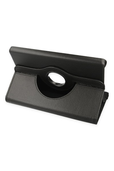 Mey İthalat®  Lenovo Tab M8 Kılıf 360 Tablet Deri Kılıf - Siyah