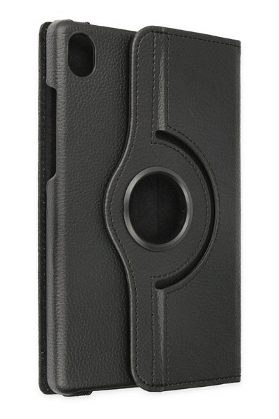 Mey İthalat®  Lenovo Tab M8 Kılıf 360 Tablet Deri Kılıf - Siyah