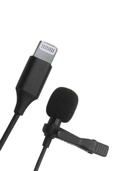 Mey İthalat®  Lightning 2 Metre Double Mikrofon - Siyah