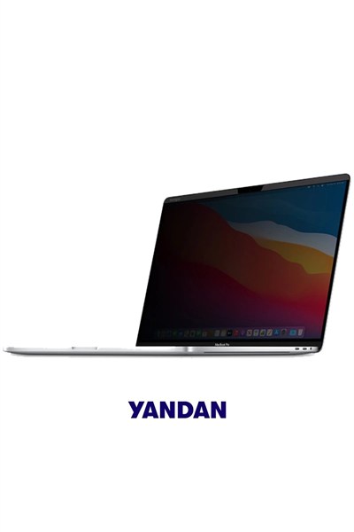 Mey İthalat®  Macbook Air 13.3 Macbook Manyetik Hayalet Ekran Koruyucu - Siyah