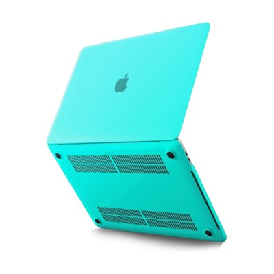 Mey İthalat®  Macbook Pro 13 2021 Macbook Buzlu Kapak - Yeşil