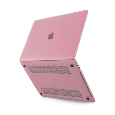 Mey İthalat®  Macbook Pro 13 2021 Macbook Buzlu Kapak - Pembe