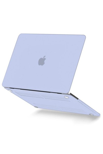 Mey İthalat®  Macbook Pro 13 2021 Macbook Buzlu Kapak - Lila