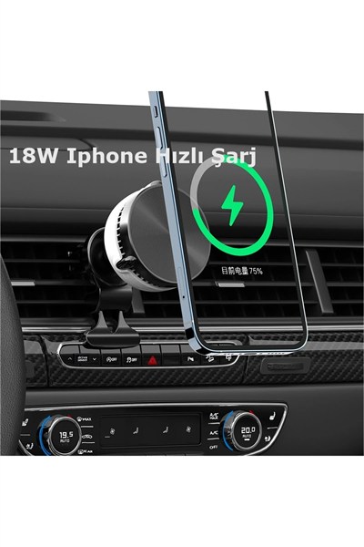 Mey İthalat®  Memo GW03 Magsafe Araç Tutucu