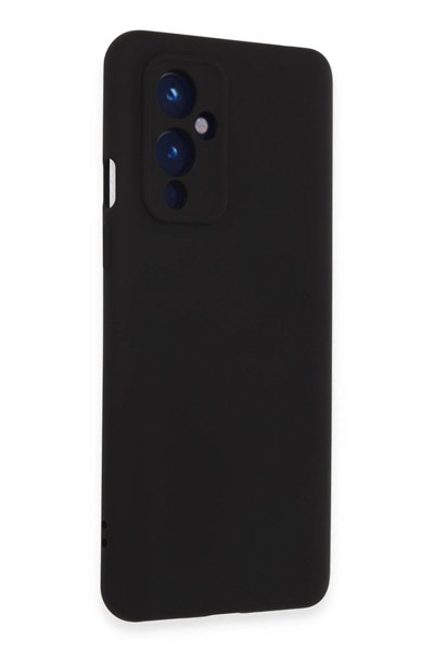 Mey İthalat®  One Plus 9 Kılıf Nano içi Kadife Silikon - Siyah