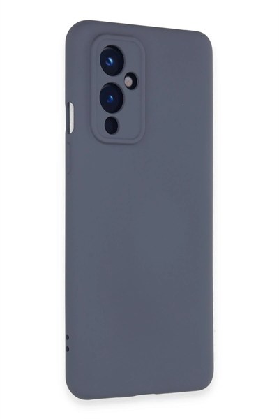 Mey İthalat®  One Plus 9 Kılıf Nano içi Kadife Silikon - Gri