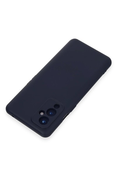 Mey İthalat®  One Plus 9 Kılıf Nano içi Kadife Silikon - Lacivert