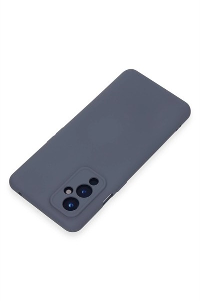 Mey İthalat®  One Plus 9 Kılıf Nano içi Kadife Silikon - Gri