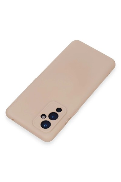 Mey İthalat®  One Plus 9 Kılıf Nano içi Kadife Silikon - Pudra
