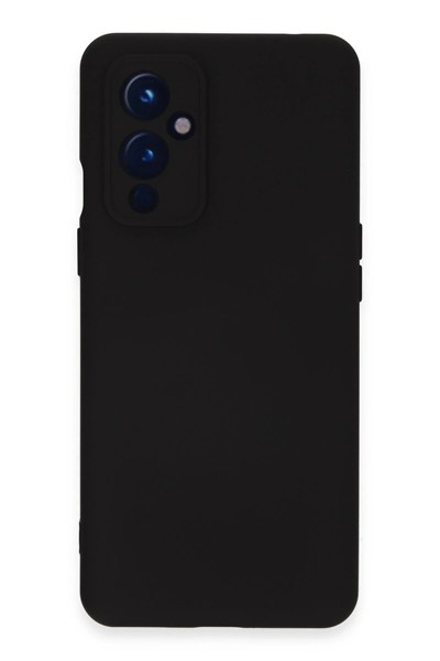 Mey İthalat®  One Plus 9 Kılıf Nano içi Kadife Silikon - Siyah