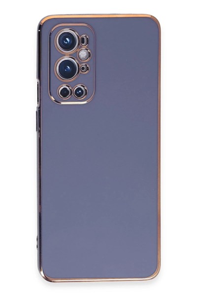 Mey İthalat®  One Plus 9 Pro Kılıf Volet Silikon - Mavi